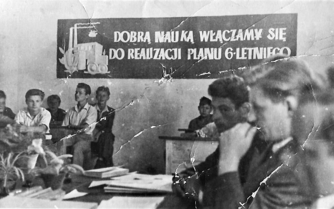 Początek lat 50. XX wieku. Nauczyciele zakładu.