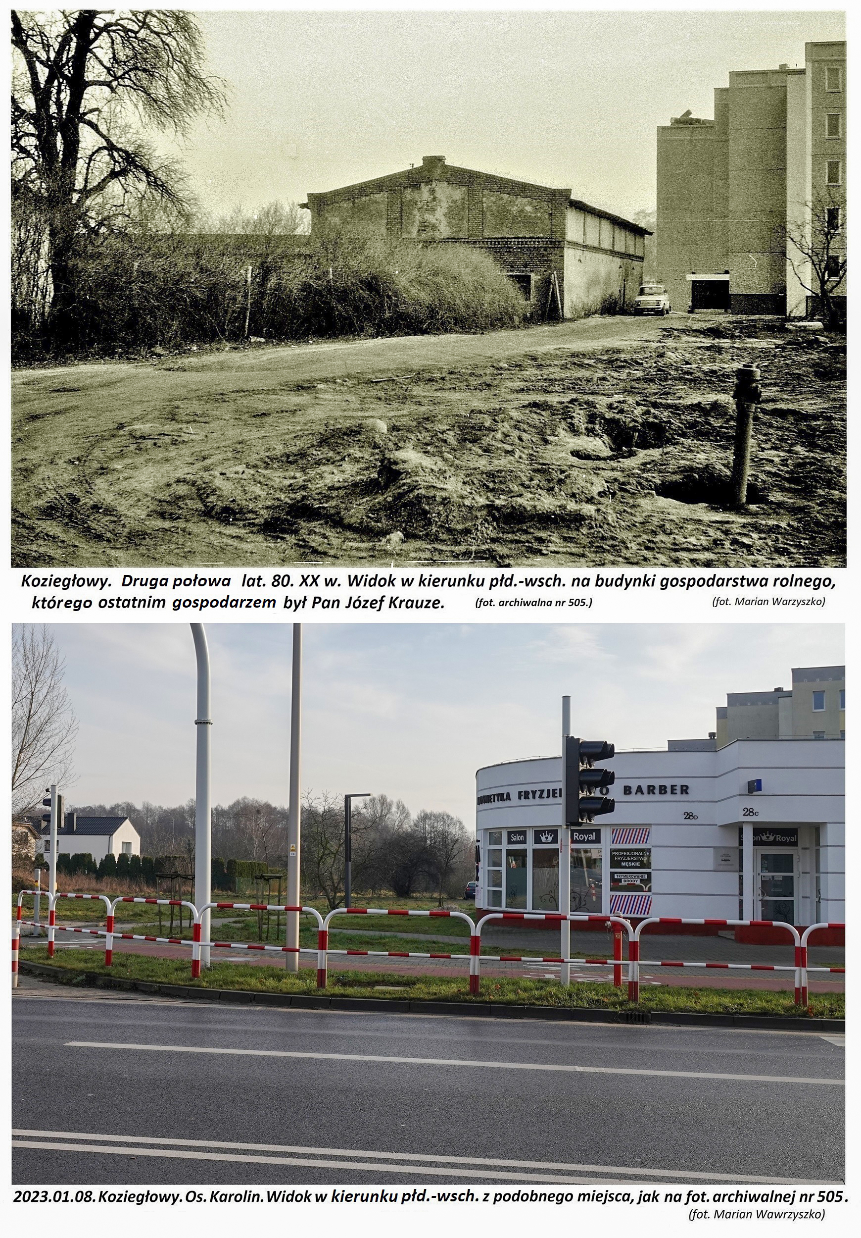 Widok na gospodarstwo rolne