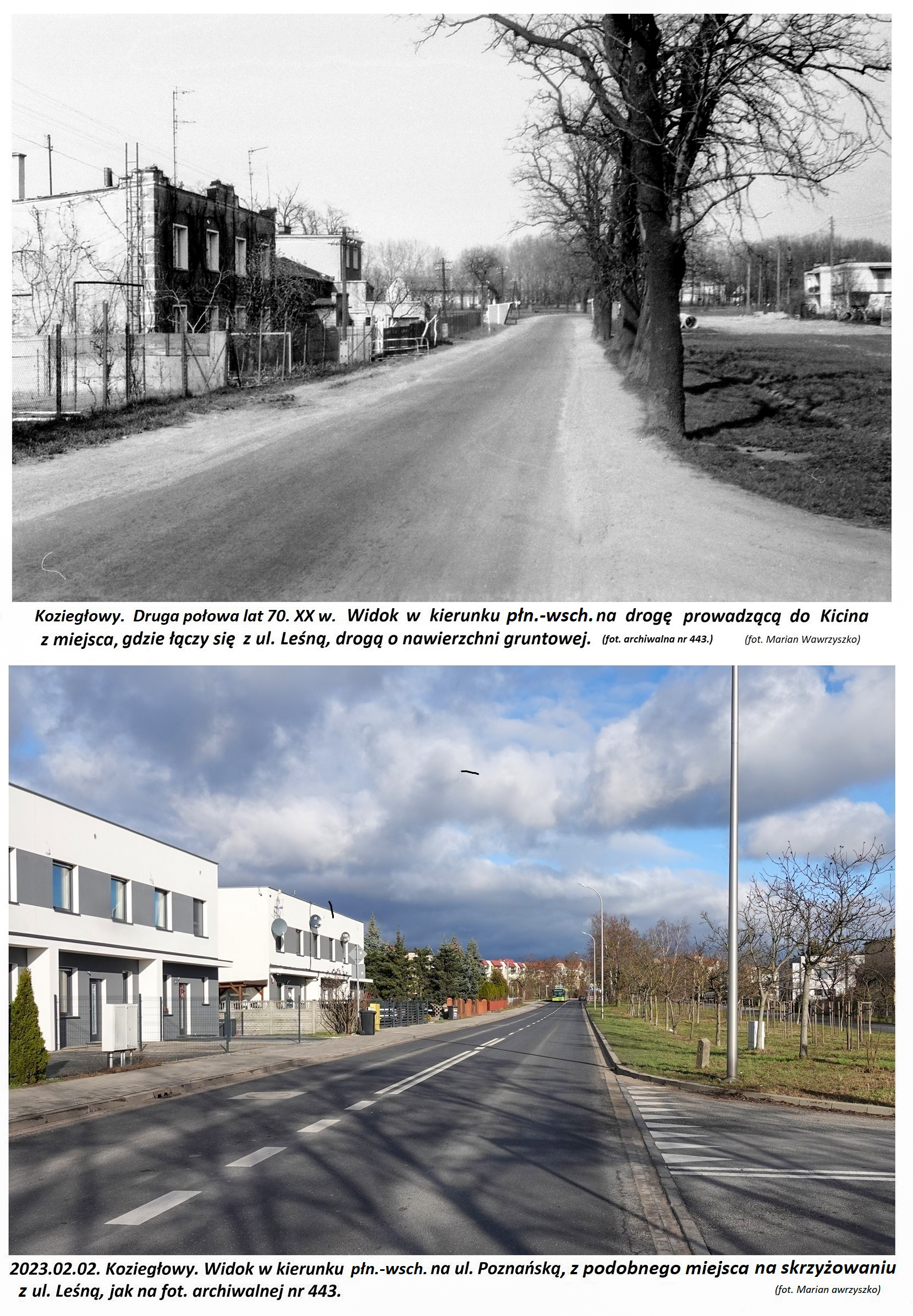 Widok na drogę do Kicina