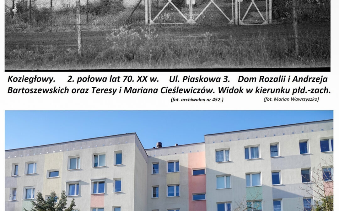 Widok na dom przy ulicy Piaskowej 3