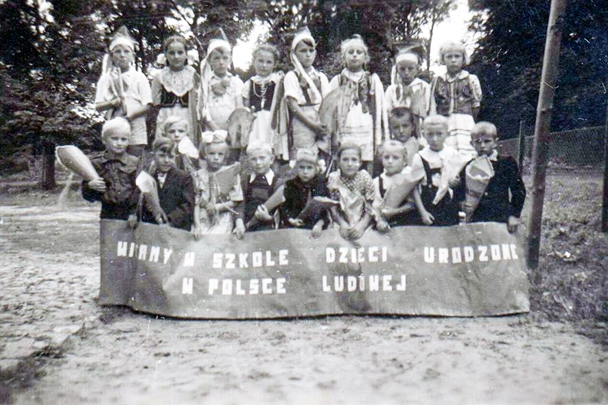 Powitanie dzieci szkolnych